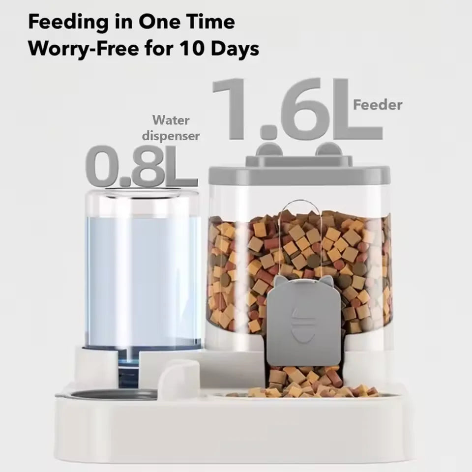 Auto Pet Food & Water Feeder