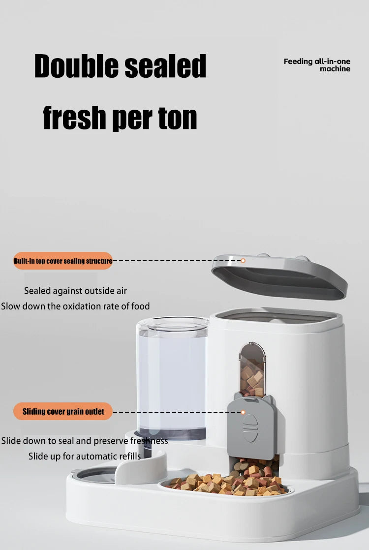 Auto Pet Food & Water Feeder