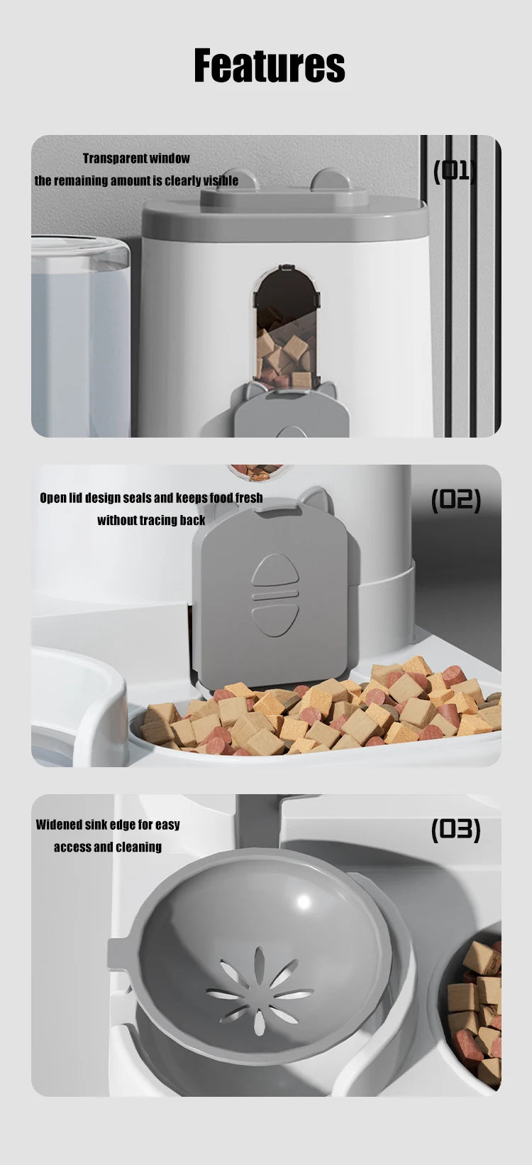 Auto Pet Food & Water Feeder