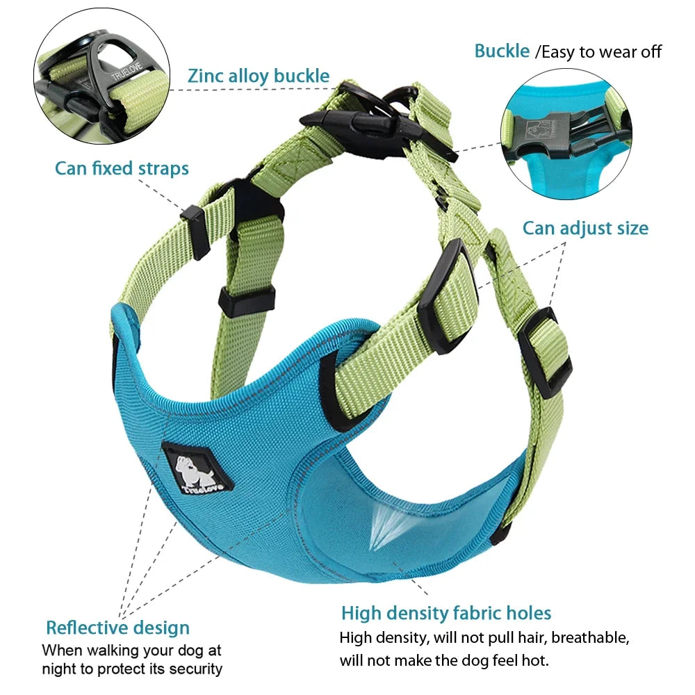 Reflective Padded Dog Harness