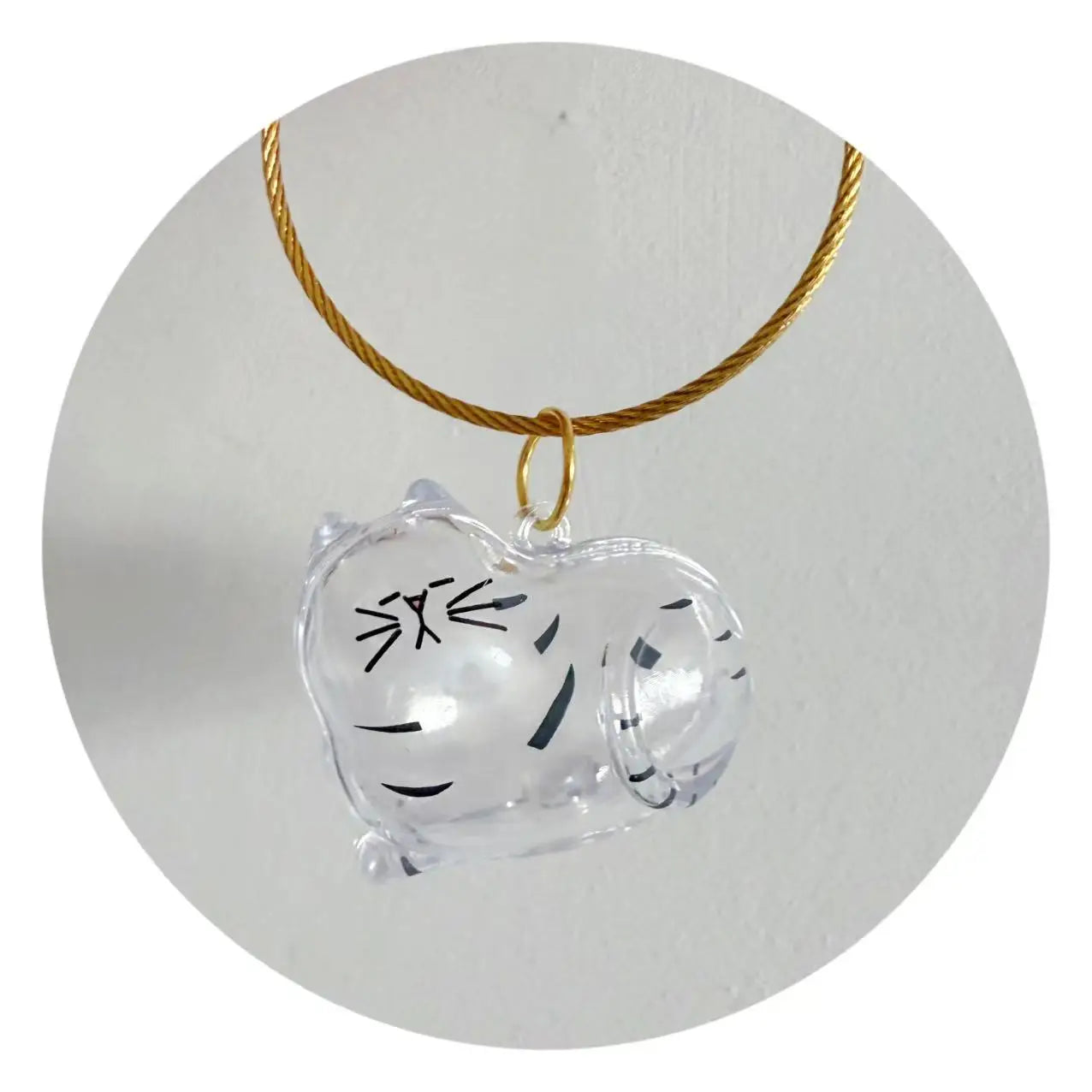 Pet Hair Memorial Keychain