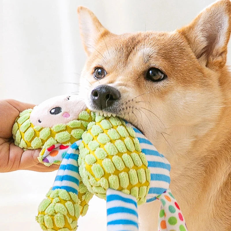 Squeaky Plush Pet Chew Toy