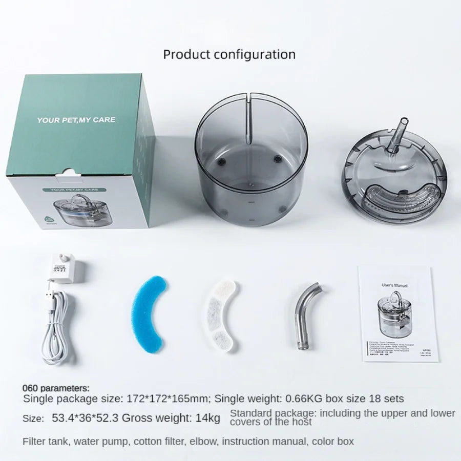 Pet Water Fountain with Filter
