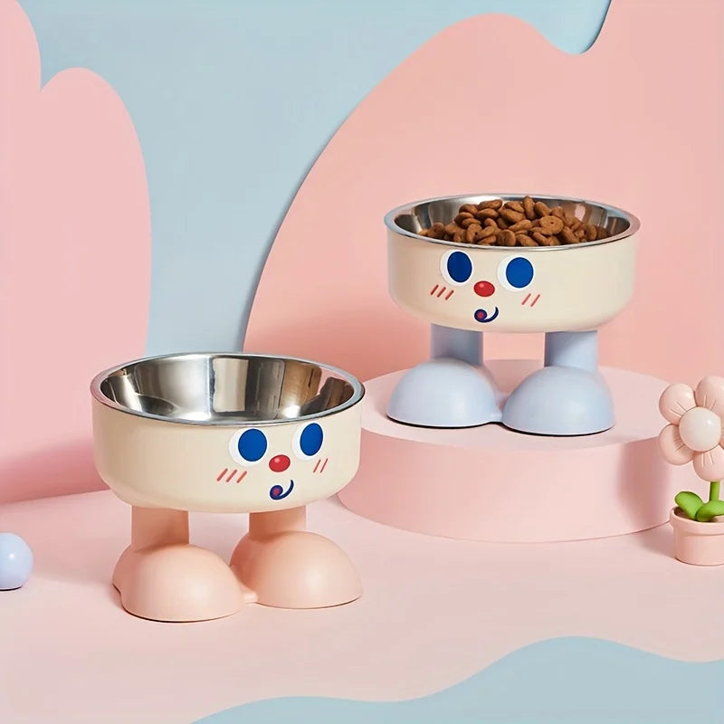 Elevated Anti-Tip Pet Bowl