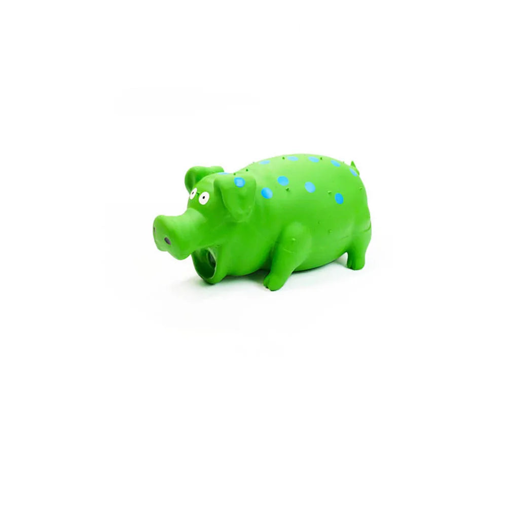 Squeaky Latex Pig Dog Toy
