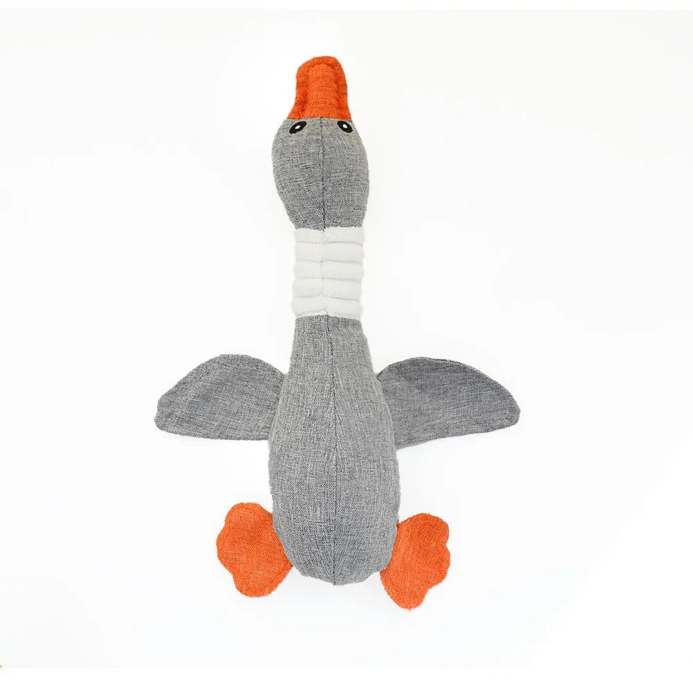 Goose Squeaky Pet Toy