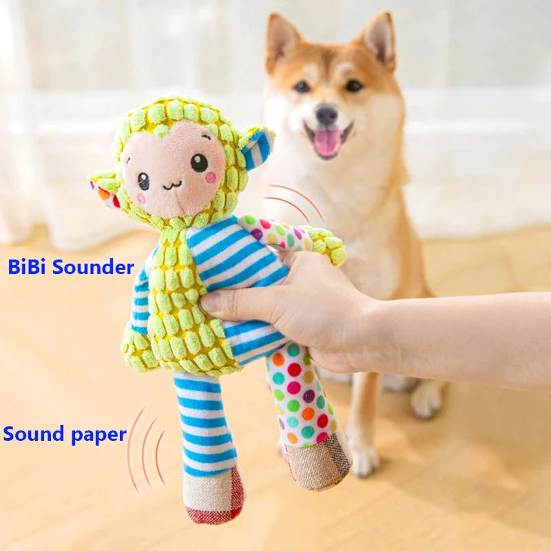 Squeaky Plush Pet Chew Toy