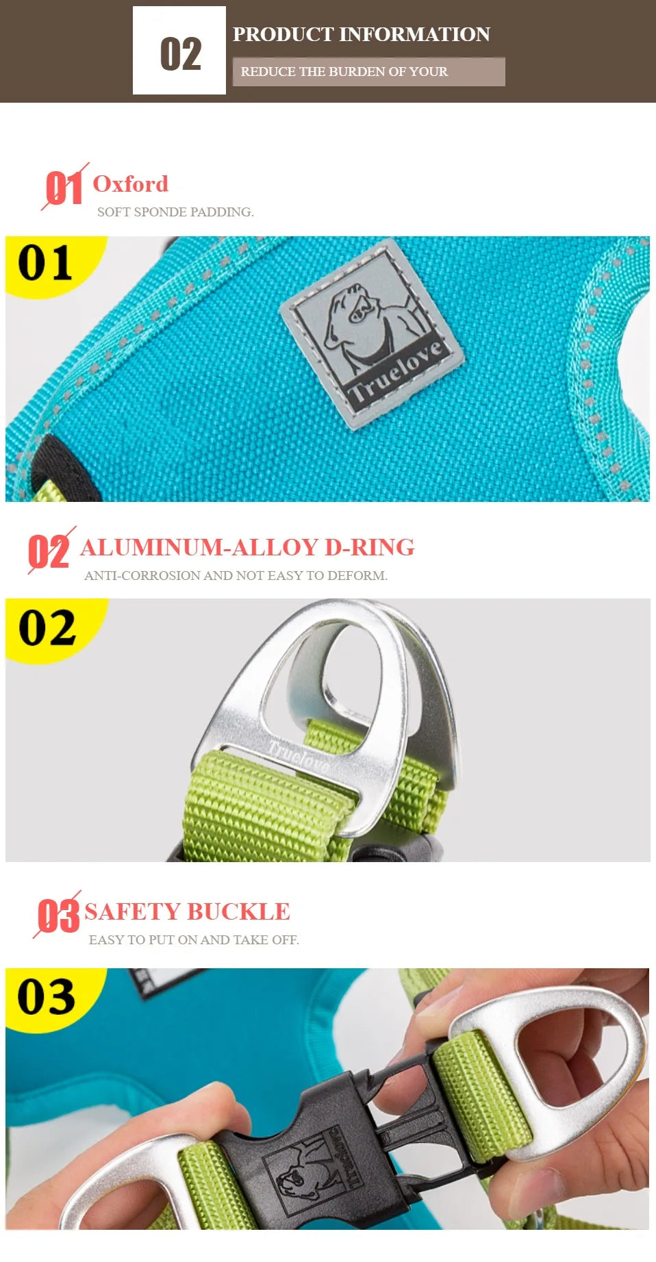 Reflective Padded Dog Harness