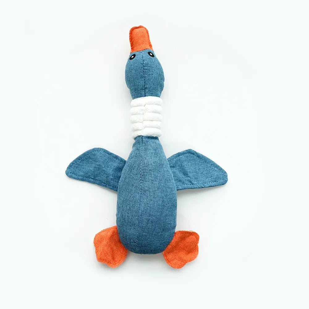 Goose Squeaky Pet Toy