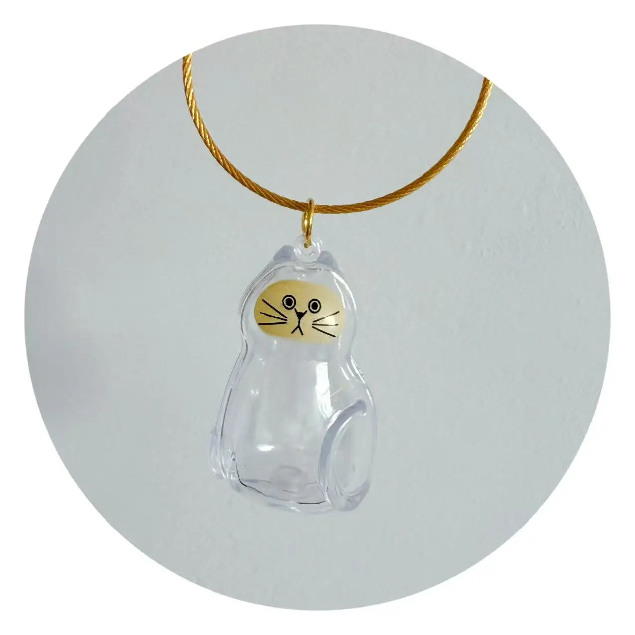 Pet Hair Memorial Keychain