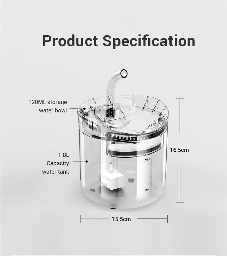 Pet Water Fountain with Filter