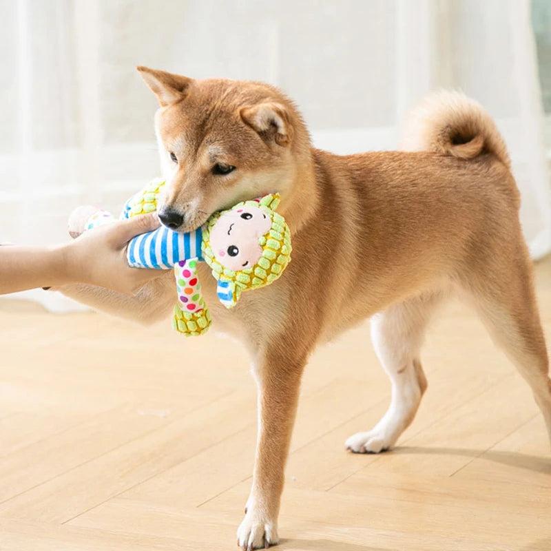 Squeaky Plush Pet Chew Toy