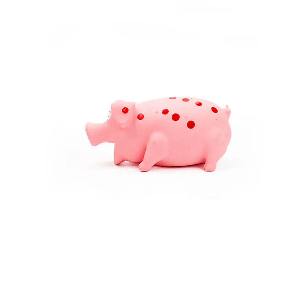 Squeaky Latex Pig Dog Toy