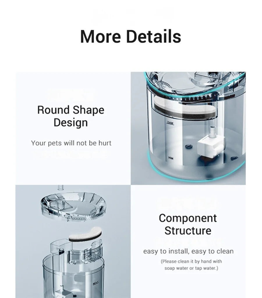 Pet Water Fountain with Filter