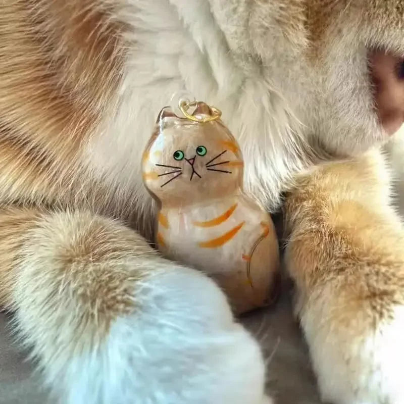 Pet Hair Memorial Keychain