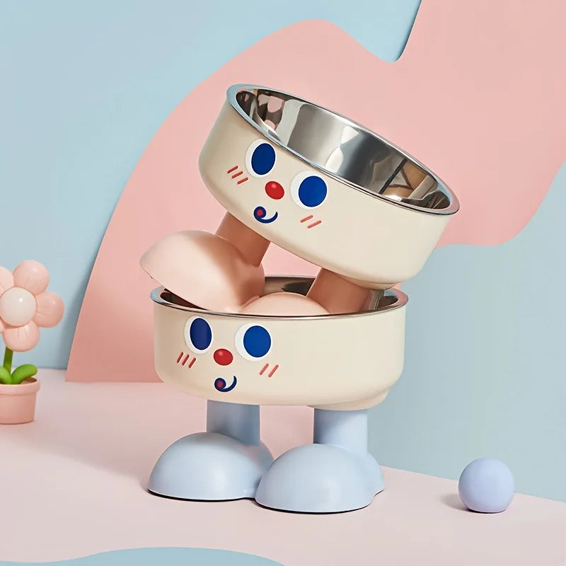 Elevated Anti-Tip Pet Bowl