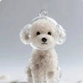 Pet Hair Memorial Keychain