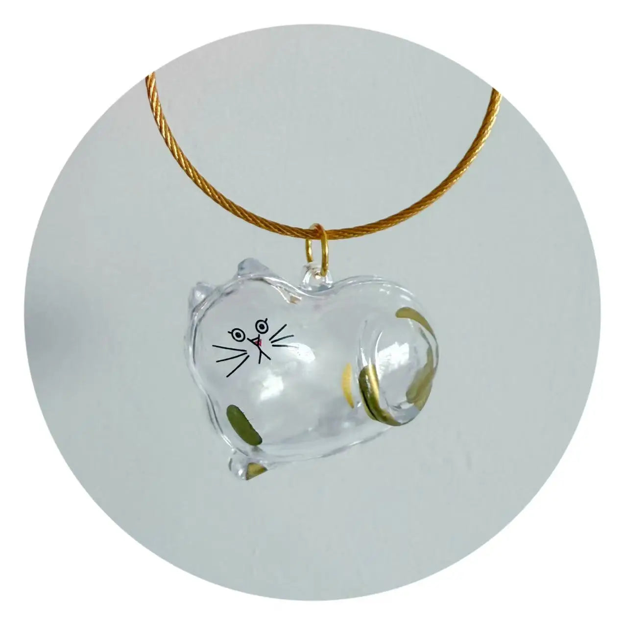 Pet Hair Memorial Keychain