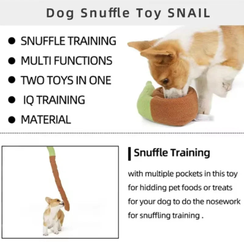 Snail Shaped Pet Toy
