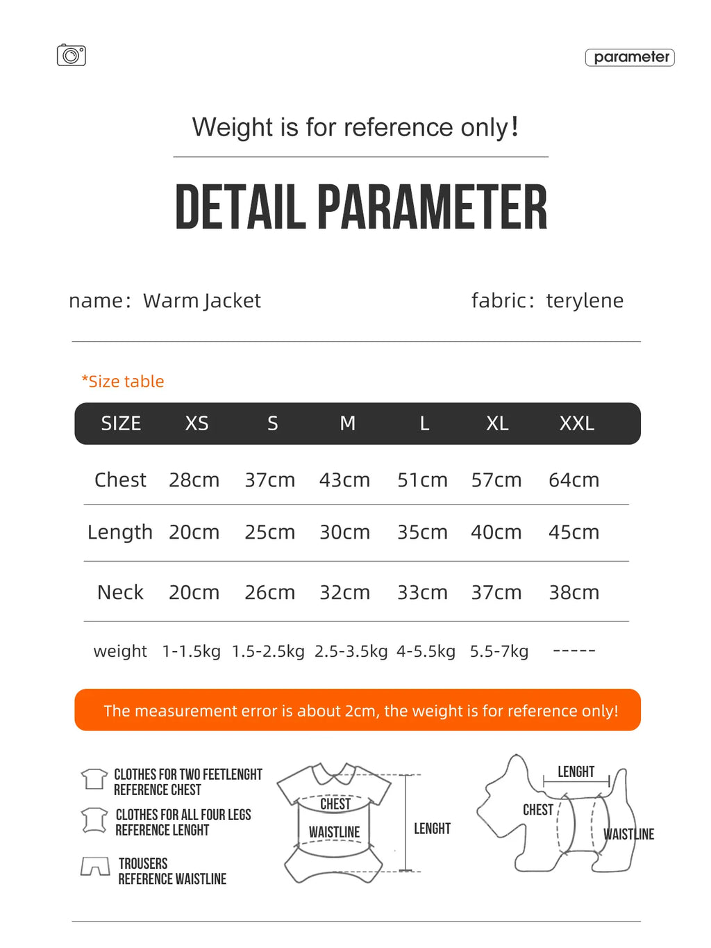 Warm Winter Dog Jacket