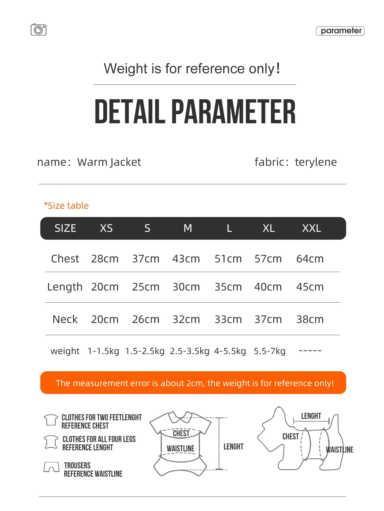 Warm Winter Dog Jacket