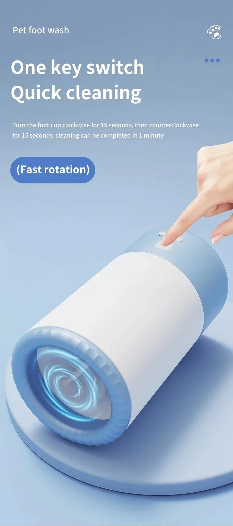 Electric Pet Paw Cleaner