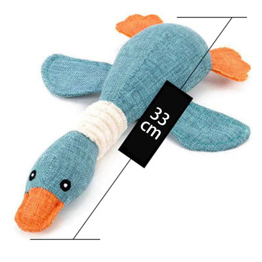 Goose Squeaky Pet Toy