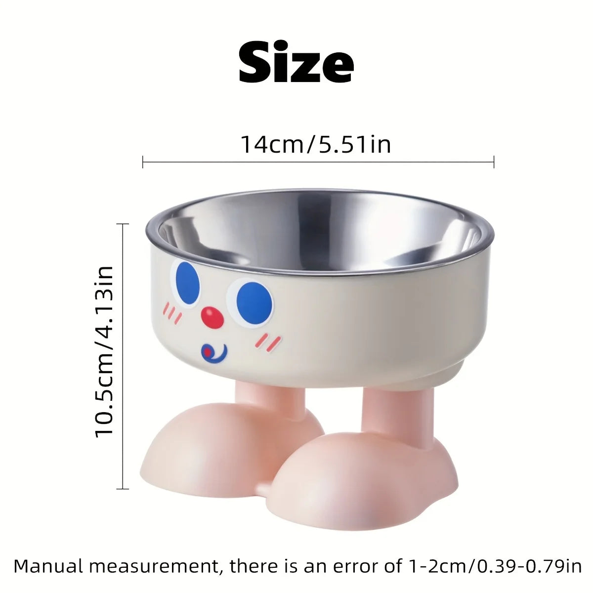 Elevated Anti-Tip Pet Bowl
