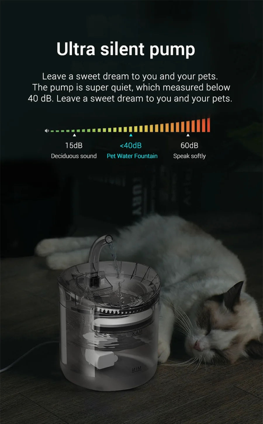 Pet Water Fountain with Filter