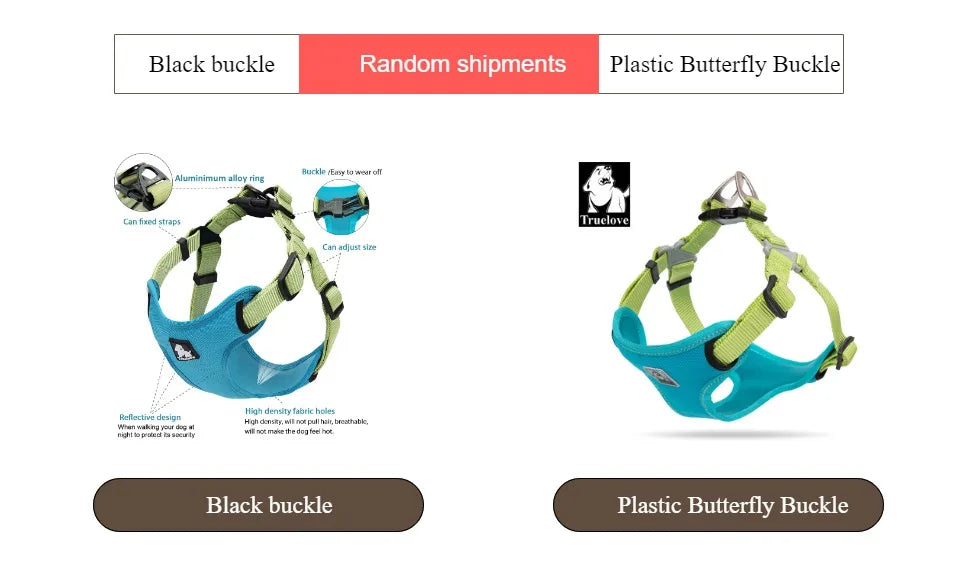 Reflective Padded Dog Harness