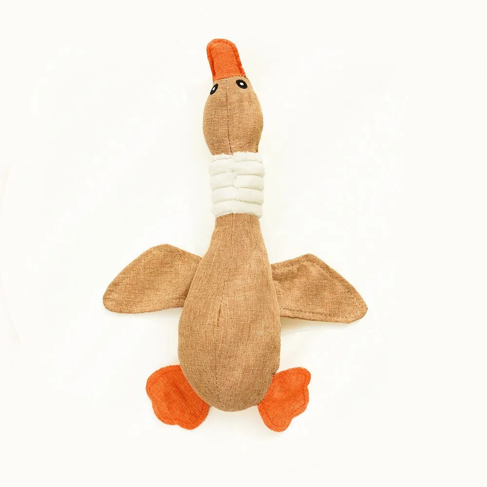 Goose Squeaky Pet Toy