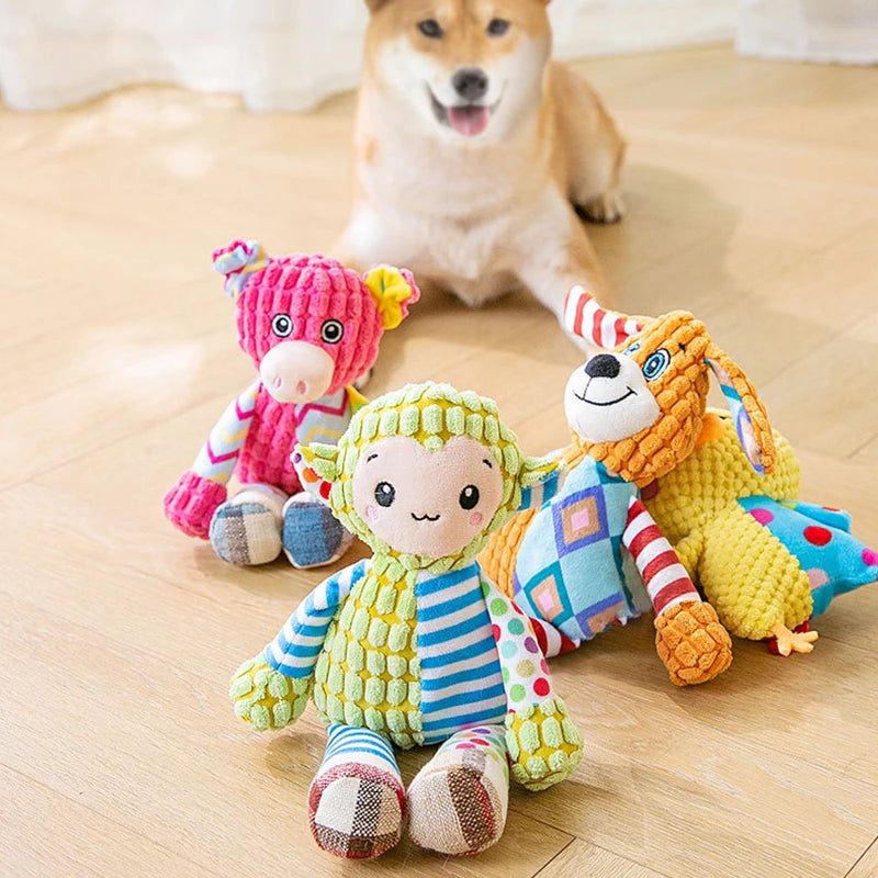 Squeaky Plush Pet Chew Toy